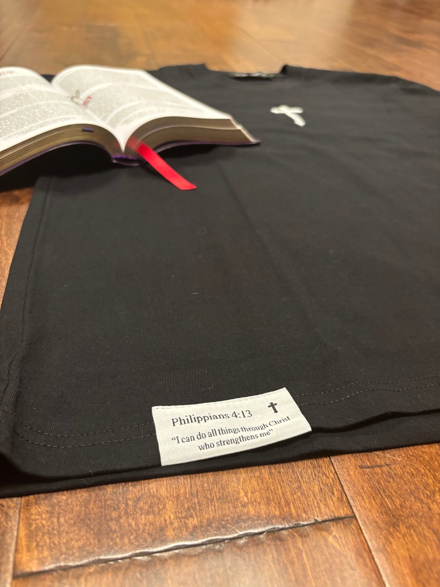 WEAR YOUR FAITH TEE (BLACK)