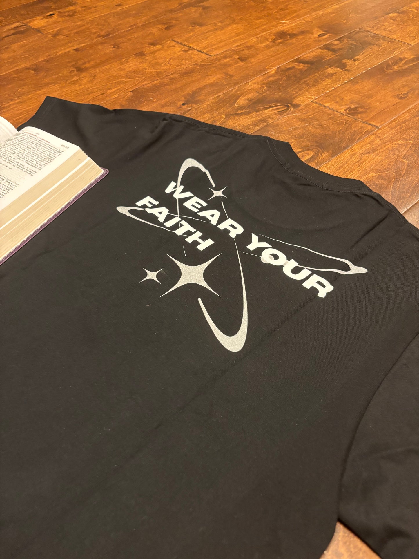 WEAR YOUR FAITH TEE (BLACK)